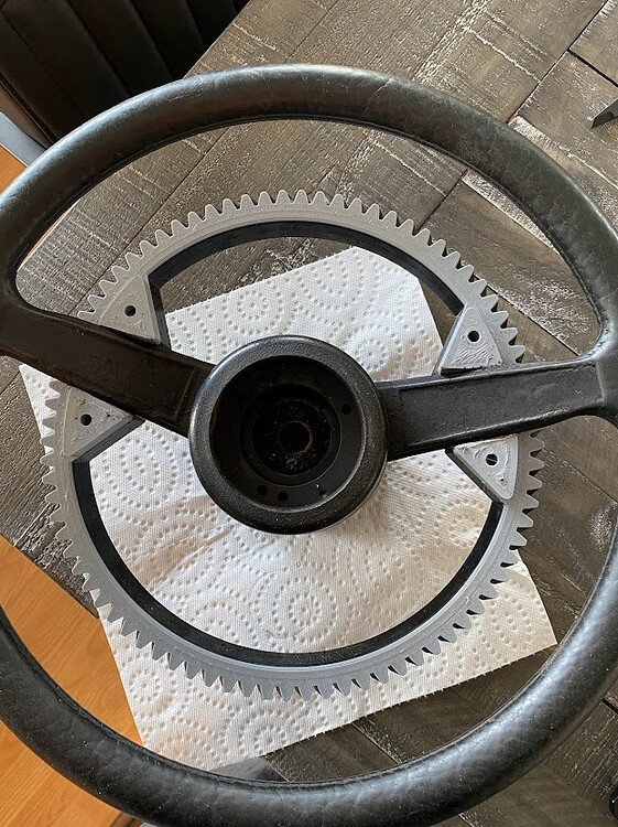 1982 Versatile 895 steering wheel gear Steering Mount files AgOpenGPS