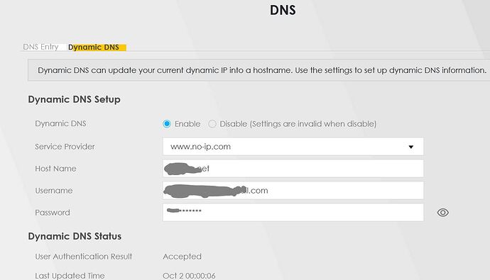 Dynamic DNS