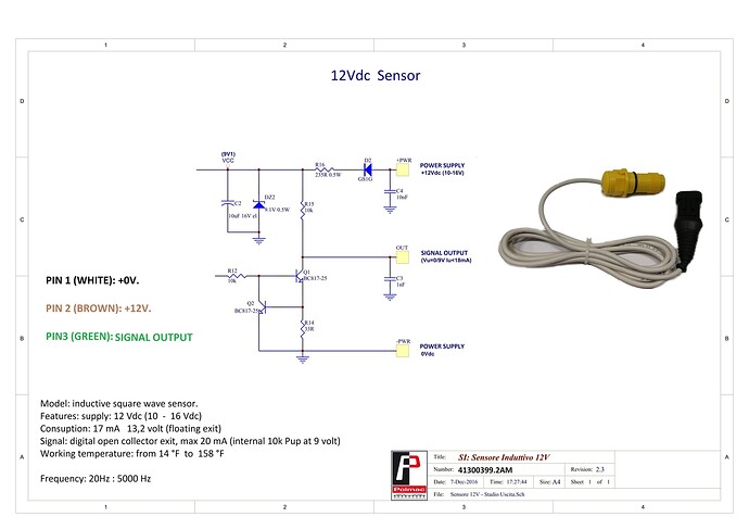 Schema sensore 41300399.2AM-1