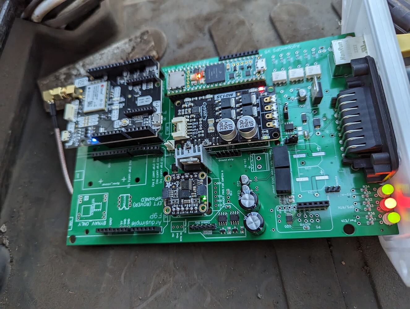 All In One PCB 492 By Jhmach Hardware AgOpenGPS