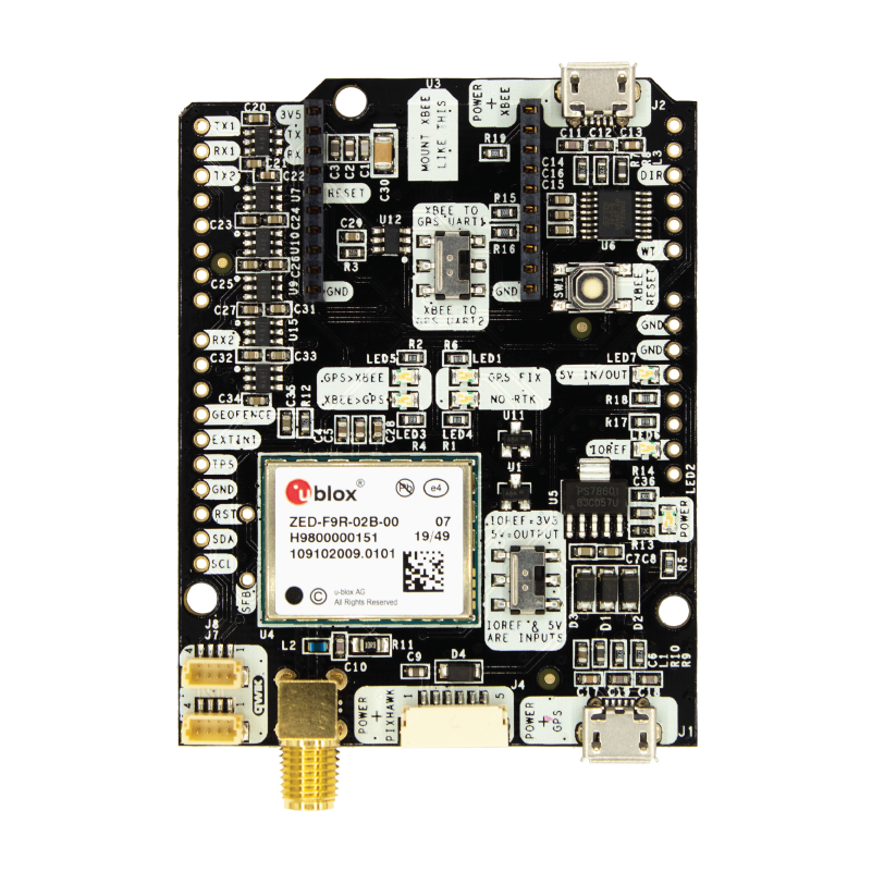 ArdusimpleRTK2B v3 with ZEDF9R (GNSS+IMU sensor fusion) GPS / RTK