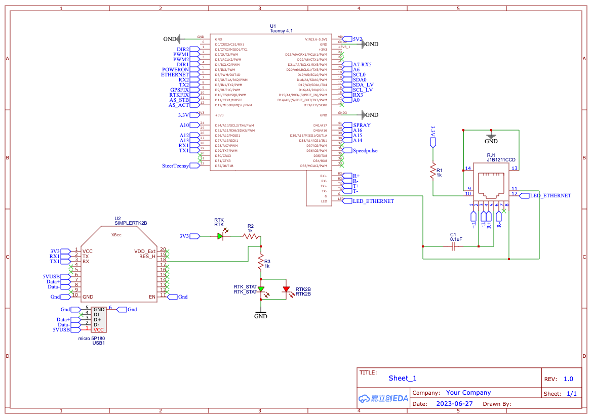 Tree Planting Custom PCB - PCB - AgOpenGPS