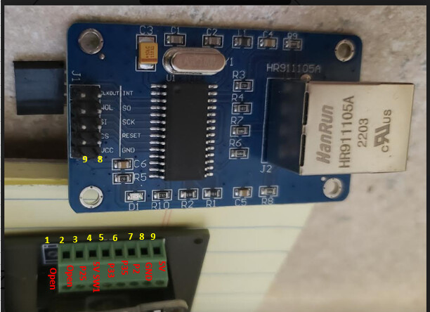 Wiring The ESP-32 To Ethernet